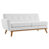 Modway EEI-2108-WHI-SET Engage L-Shaped Upholstered Fabric Sectional Sofa - White