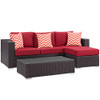 Modway EEI-2364-EXP-SET Convene 3 Piece Outdoor Patio Sofa Set