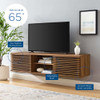 Modway EEI-4267-WAL Render 60" Wall-Mount Media Console TV Stand - Walnut