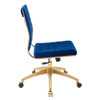 Modway EEI-4280 Jive Armless Mid Back Performance Velvet Office Chair