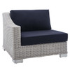 Modway EEI-4358-LGR Conway Sunbrella® Outdoor Patio Wicker Rattan 6-Piece Sectional Sofa Set
