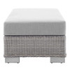 Modway EEI-4361-LGR Conway Sunbrella® Outdoor Patio Wicker Rattan 5-Piece Furniture Set