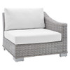 Modway EEI-4362-LGR Conway Sunbrella® Outdoor Patio Wicker Rattan 7-Piece Sectional Sofa Set