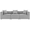 Modway EEI-4379 Saybrook Outdoor Patio Upholstered 3-Piece Sectional Sofa