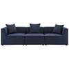 Modway EEI-4379 Saybrook Outdoor Patio Upholstered 3-Piece Sectional Sofa