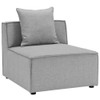 Modway EEI-4379 Saybrook Outdoor Patio Upholstered 3-Piece Sectional Sofa