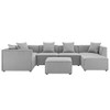 Modway EEI-4387 Saybrook Outdoor Patio Upholstered 7-Piece Sectional Sofa