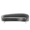 Modway EEI-4405 Camber Channel Tufted Performance Velvet Sofa