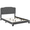 Modway Amelia Full Performance Velvet Bed MOD-5863-GRY Gray