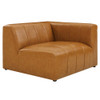 Modway EEI-4515-TAN Bartlett Vegan Leather 3-Piece Sofa - Tan