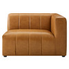 Modway EEI-4515-TAN Bartlett Vegan Leather 3-Piece Sofa - Tan