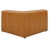 Modway EEI-4519-TAN Bartlett Vegan Leather 4-Piece Sectional Sofa - Tan