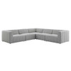 Modway EEI-4531 Bartlett Upholstered Fabric 5-Piece Sectional Sofa