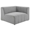 Modway EEI-4531 Bartlett Upholstered Fabric 5-Piece Sectional Sofa