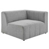 Modway EEI-4533 Bartlett Upholstered Fabric 6-Piece Sectional Sofa