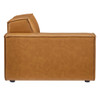 Modway EEI-4709-TAN Restore 4-Piece Vegan Leather Sectional Sofa - Tan