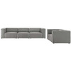 Modway EEI-4791 Mingle Vegan Leather Sofa and Armchair Set
