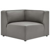 Modway EEI-4795 Mingle Vegan Leather 5-Piece Sectional Sofa