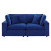 Modway EEI-4816 Commix Down Filled Overstuffed Performance Velvet Loveseat