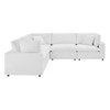 Modway EEI-4823 Commix Down Filled Overstuffed Performance Velvet 5-Piece Sectional Sofa