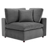 Modway EEI-4823 Commix Down Filled Overstuffed Performance Velvet 5-Piece Sectional Sofa