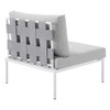 Modway EEI-4929-GRY-SET Harmony 6-Piece  Sunbrella® Outdoor Patio Aluminum Sectional Sofa Set