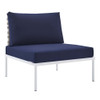 Modway EEI-4939-TAN-SET Harmony 8-Piece  Sunbrella® Basket Weave Outdoor Patio Aluminum Sectional Sofa Set