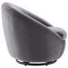 Modway EEI-5007-BLK Buttercup Performance Velvet Performance Velvet Swivel Chair