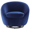 Modway EEI-5007-BLK Buttercup Performance Velvet Performance Velvet Swivel Chair