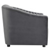 Modway EEI-5055 Announce Performance Velvet Channel Tufted Armchair