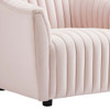 Modway EEI-5055 Announce Performance Velvet Channel Tufted Armchair