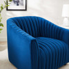 Modway EEI-5055 Announce Performance Velvet Channel Tufted Armchair