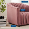 Modway EEI-5055 Announce Performance Velvet Channel Tufted Armchair