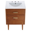 Modway EEI-5108-NAT-WHI Cassia 24" Bathroom Vanity - Natural/White