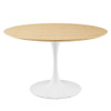 Modway EEI-5174-WHI-NAT Lippa 47" Dining Table - White/Natural