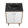 Modway EEI-5363-WHI-BLK Transmit 24" Bathroom Vanity - White/Black