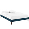 Modway Tessie King Fabric Bed Frame with Squared Tapered Legs MOD-5901-AZU Azure