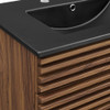 Modway EEI-5418-WAL-BLK Render 30" Bathroom Vanity - Walnut/Black