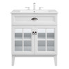 Modway EEI-5425-WHI-WHI Isle 30" Bathroom Vanity Cabinet - White/White