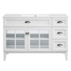 Modway EEI-5427-WHI-WHI Isle 48" Bathroom Vanity Cabinet - White/White