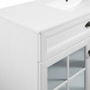 Modway EEI-5427-WHI-WHI Isle 48" Bathroom Vanity Cabinet - White/White