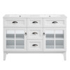 Modway EEI-5428-WHI-WHI Isle 48" Double Bathroom Vanity Cabinet - White/White