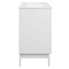 Modway EEI-5428-WHI-WHI Isle 48" Double Bathroom Vanity Cabinet - White/White