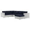 Modway EEI-5448-LGR Convene 5-Piece Outdoor Patio Sectional Set