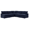 Modway EEI-5587 Commix 5-Piece Outdoor Patio Sectional Sofa