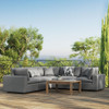 Modway EEI-5589 Commix 5-Piece Outdoor Patio Sectional Sofa