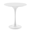 Modway EEI-5678-WHI-WHI Lippa 20" Round Side Table - White/White