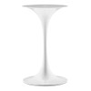 Modway EEI-5680-WHI Lippa 20" Round Artificial Marble Side Table