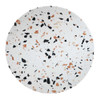 Modway EEI-5682-WHI-TER Lippa 20" Round Terrazzo Side Table - White/Terrazzo