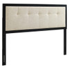 Modway MOD-6224 Draper Tufted Twin Fabric and Wood Headboard